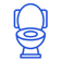Toilet installation icon